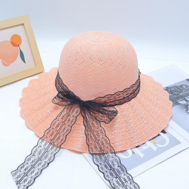 New Straw Hat Women's Outdoor Sunshade Sunscreen Hat Big Brim Trendy Vacation Beach Hat Breathable Cool Hat