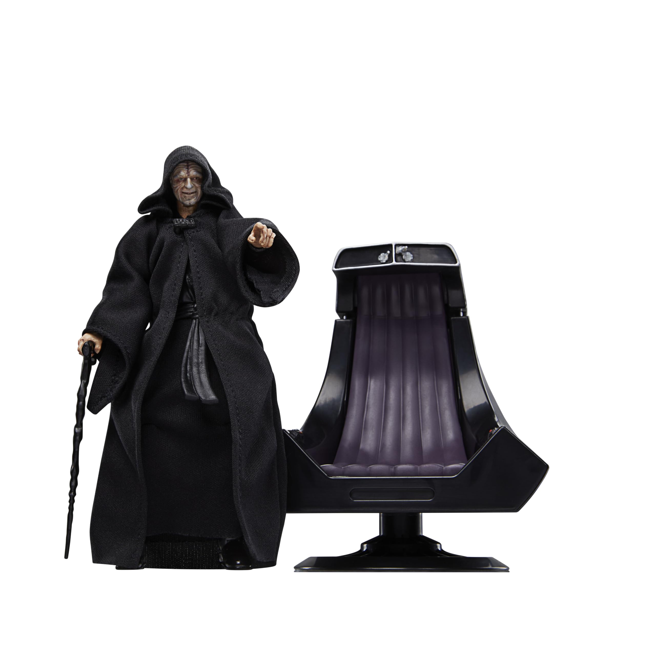 

Hasbro Star Wars Black Series Emperor Palpatine & Throne, Star Wars Episode VI: Return of the Jedi Collectible 15cm Action Figure G1318 Authentic