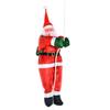 Inflatable Santa Claus Climbing Rope Ladder Christmas Window Ornament