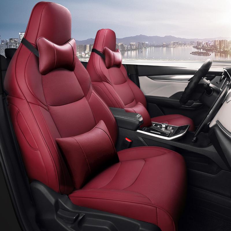Maßgefertigter Weltmeister EX5 Ganzjahres-Leder-Autositzbezug 5-Sitzer