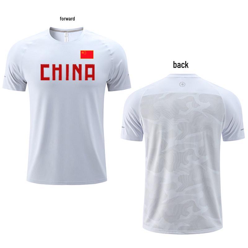 Unisex Quick-Dry Marathon T-Shirt & Track Suit - Short Sleeve, Team Uniform for Running and Fitness