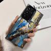 Bird Oil Painting Style Shockproof Phone Case for Samsung Galaxy S26 Edge S25 Ultra S24 FE S23 Plus S21 Cover Anti Fall Fundas