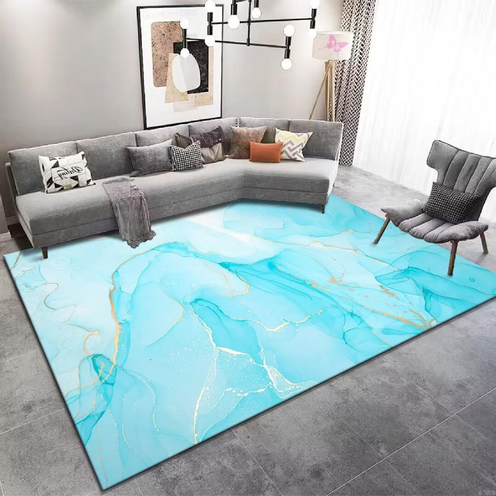 Marble Luxury Carpet Living Room Minimalism Decoration Sofa Rug for Bedroom Large Area Coffee Tables Soft Non-slip Mats Washable
