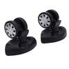 1 Pair Suitcase Wheels Silent and Wear Resisting ABS Universal Replacement Luggage Caster Kit