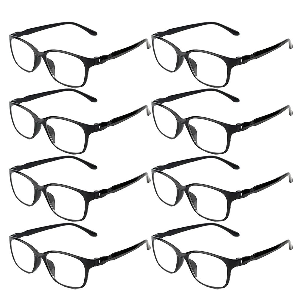 8PCS New Reading Glasses Men Anti Blue Presbyopic Eyeglasses Antifatigue Computer Eyewear +0.0 +1.0 +1.5 +2.0 +2.5 +3.0