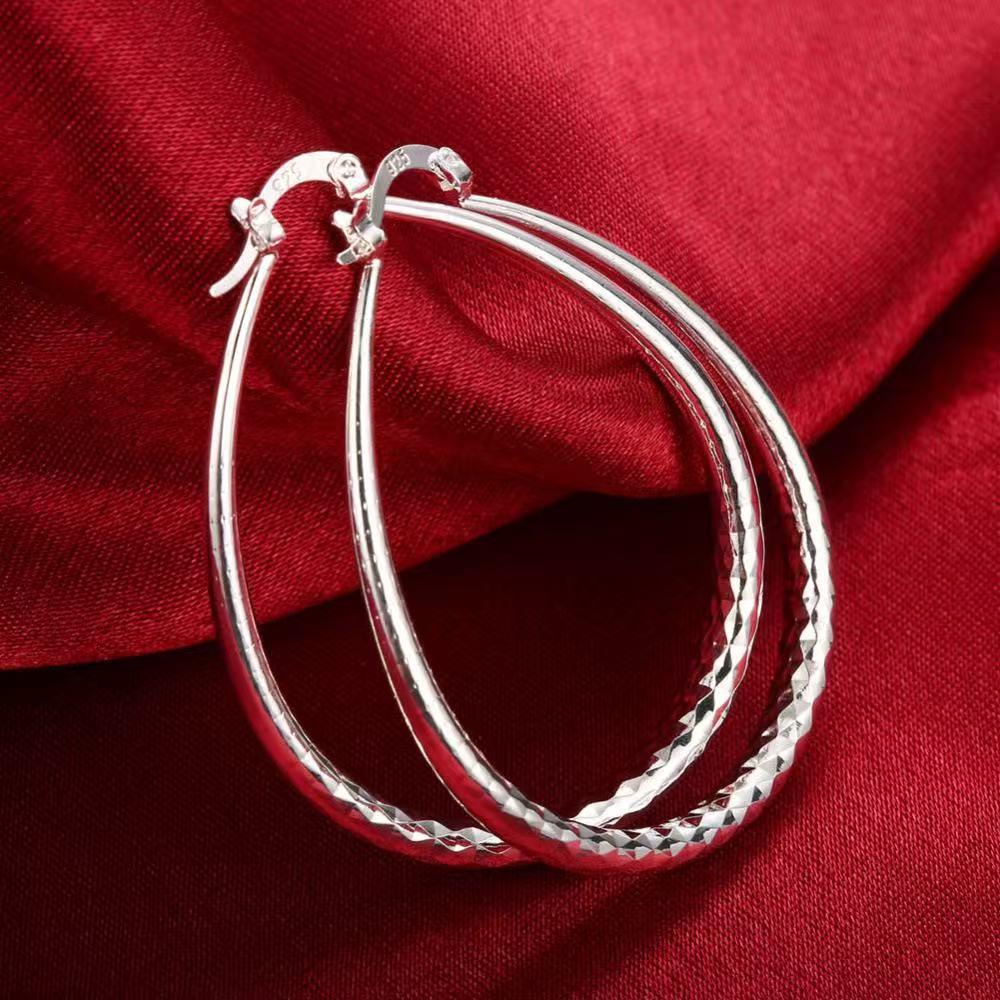 Retro European American Large Round Hoop Earrings - Star Design Fashion