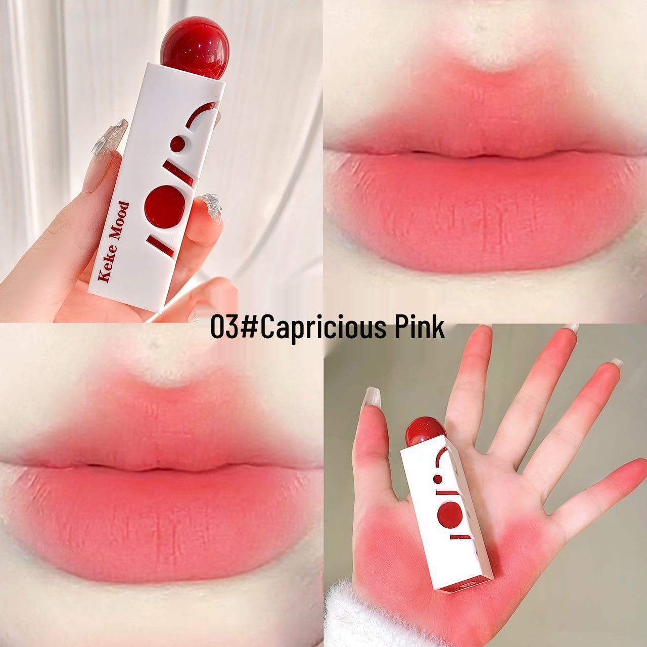 

Kekekmood Pure Desire Блеск для губ Матовый бархатный Стойкая Отбеливающая помада