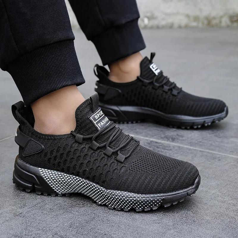 Fashionable Men's Running Shoes Lightweight and Breathable Mesh Sports Shoes Suitable for Walking Gym Non Slip Women's Shoes