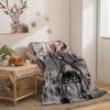 Cartoon Attack On Giant Series Double Sided Flannel 3D Digital Printing Blanket Cover