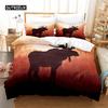 Forest Animals Pattern Bedding Set Duvet Cover Set 3D Bedding Digital Printing Bed Linen Queen Size Bedding Set Fashion Design