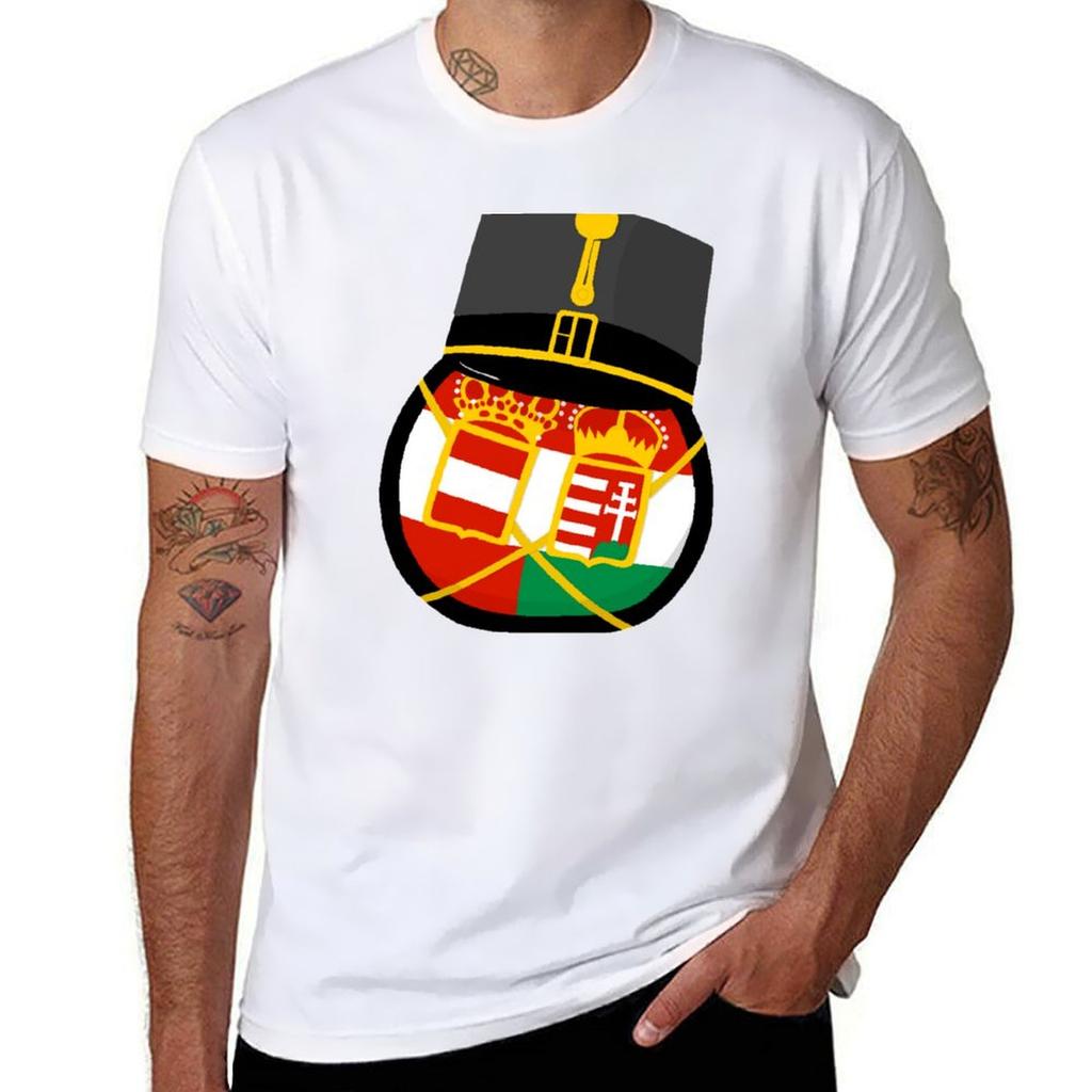 Austriahungary (With Hat) Tshirt Big Size Simple Tshirt
