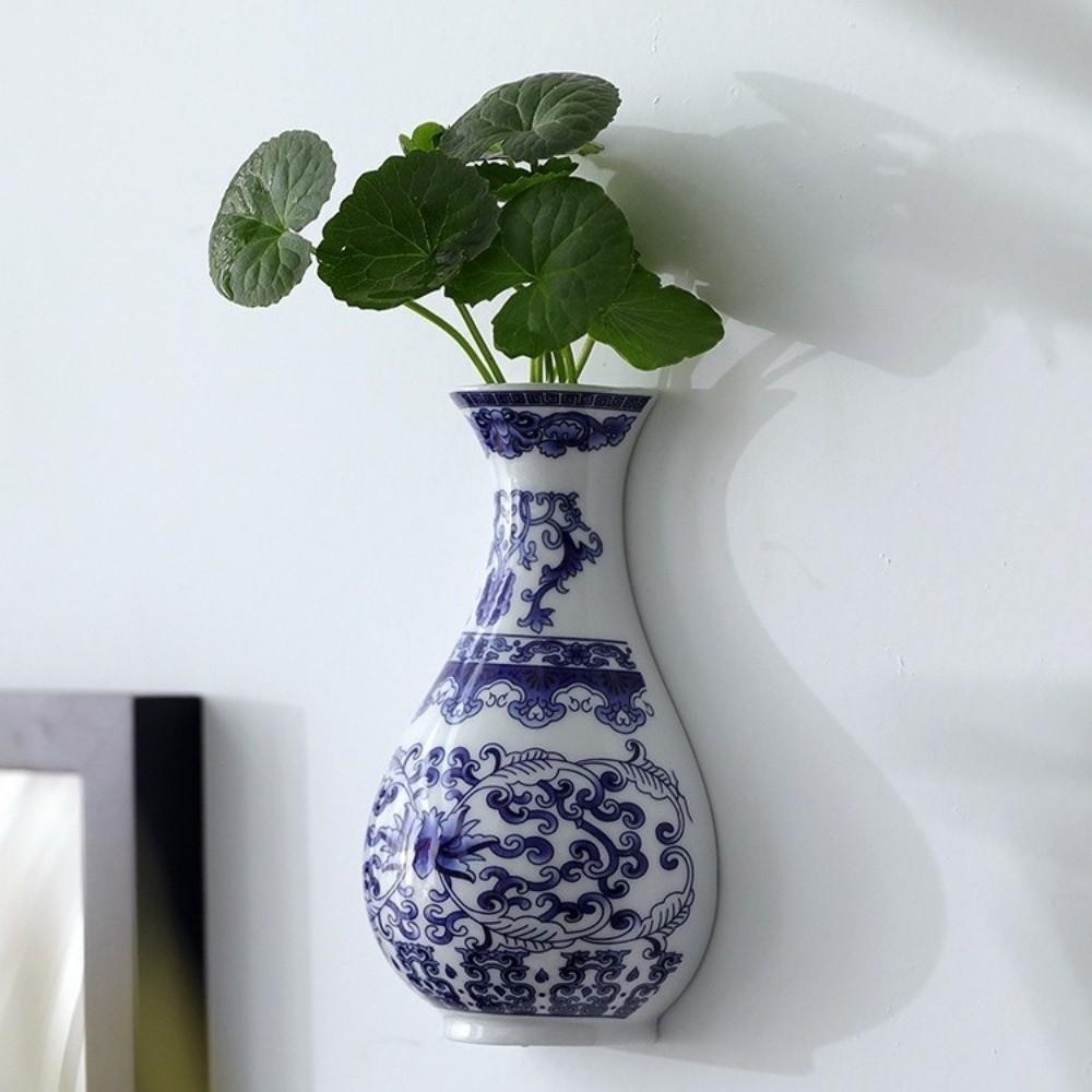 Decorative Flower Container Handmade Hydroponic Vase Unique Wall Hanging Vase Office