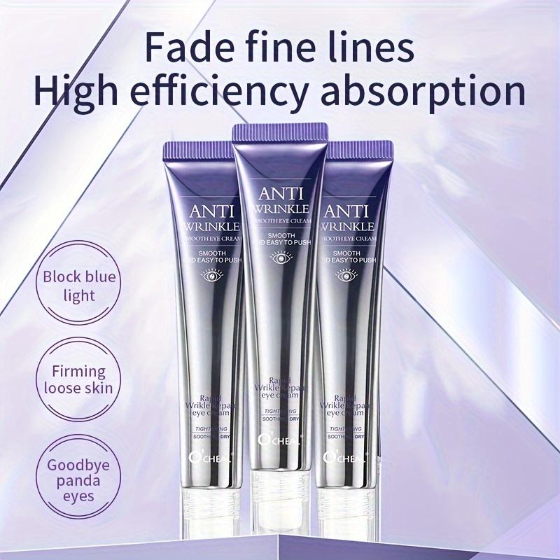 Hyaluronik Asit ve Gliserinli Kırışıklık Karşıtı Göz Kremi Koyu Halkalar İnce Çizgiler Sıkılaştırıcı Nemlendirici Göz Kremi için Yumuşak Rollerball Aplikatörü