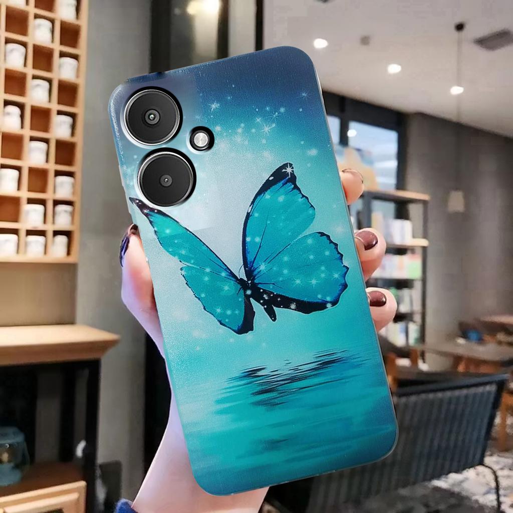 For Xiaomi Redmi 13C 4G/Poco C65 4G TPU Case Pattern Printing Phone Cover Wholesale