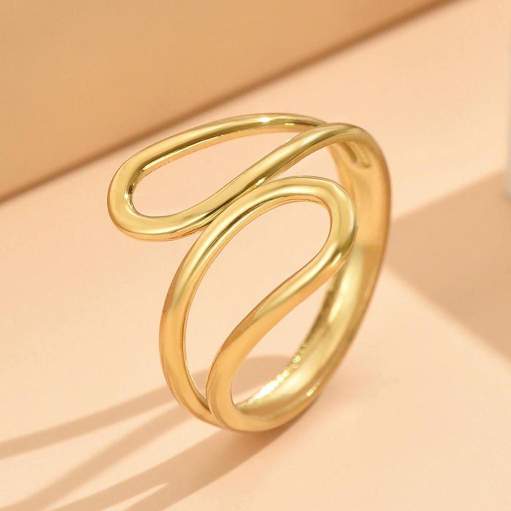 Adjustable Stainless Steel Hollow Water Drop Ring