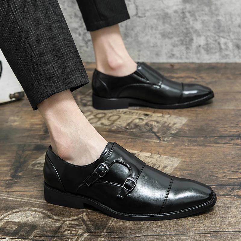 Mode Modedesigner Formell Slipper Herren Kleiderschuhe Neu Klassische Leder Oxfords Für Hochzeitsfeier Geschäft Flache Schuhe Herren Slipper