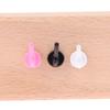 3Pcs Dollhouse Mini Clothes Hat Hook Dollhouse Simulation Wall Hook Model For 1/12 Dolls House Decor Accessories