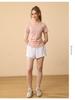 Women's V-Neck Quick-Dry Slim-Fit Sports T-Shirt - Breathable Yoga & Running Top