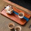 Wooden Tea Tray High-grade Epoxy Resin Retro Tea Table Household Small Dry Bubble Tray Tray Snack Snack Tray