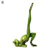 Rane da Yoga Creative Artigianato in Resina Miniature Scultura Rana Statua Arredamento Tavolo Scrivania Casa