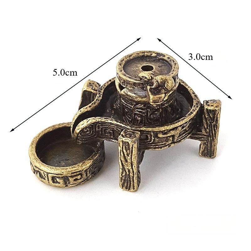 

Metal Backflow Incense Holder Waterfall Incense Burner Household Mini Tower Incense Holder Tea Ceremony Antique Small Ornaments