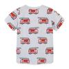 Kurzärmliges T-Shirt mit Rundhalsausschnitt und Cartoon-Motiv im europäischen und amerikanischen Stil für Jungen – Neu im Sommer