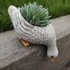Ceramic Duck Flower Pot Decoration for Courtyard and Garden