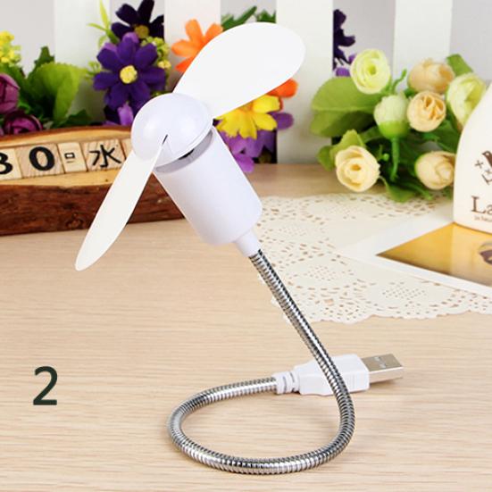 Mini Portable Flexible USB Cooling Fan Cooler for Laptop Desktop PC Computer