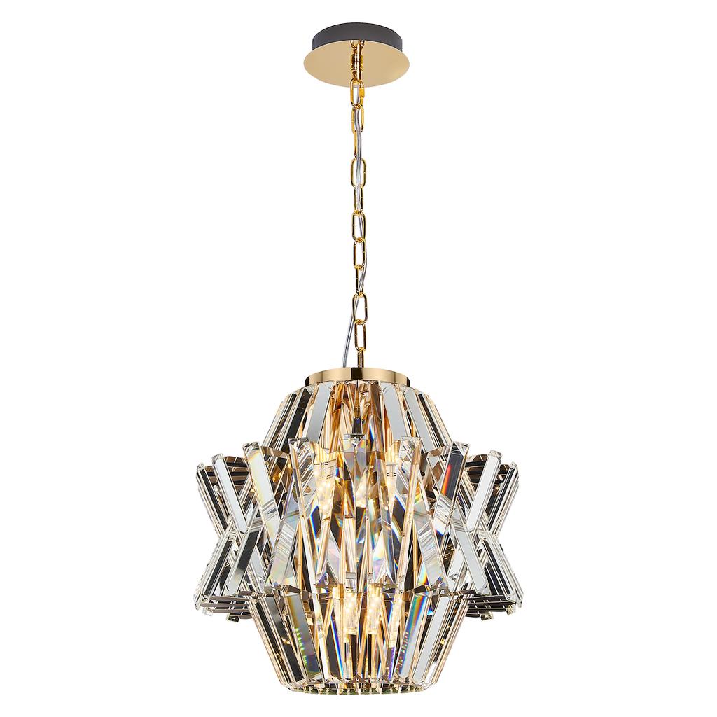 Lampadario Corona Oro 4Xe14