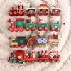 Multicolor Christmas Train Cartoon Animal Mini Christmas Tree Train  Ornament