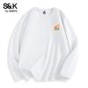 Baleno Men's S&K Series Loose Fit Long-Sleeve T-Shirt with Round Neck