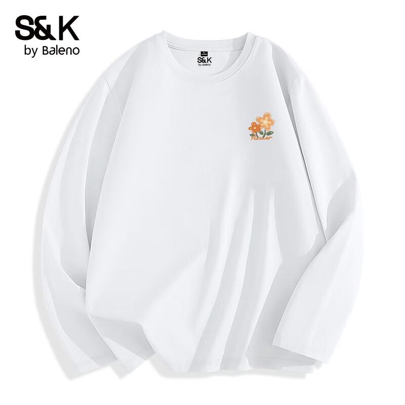 

Baleno Men s S&K Series Loose Fit Long-Sleeve T-Shirt with Round Neck 4XL