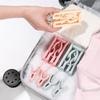 Portable Folding Travel Hangers Space Saving Multi-Functional Non-Slip Plastic Clothes Rack With Clips Storage Organizer