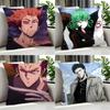 Anime One Punch Man Season3 Cushion Cover Cushion Cover Set 4Pcs 50X50 45X45 40X40 Pillowcase Decorative Sofa Home Decor