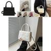 Stylish Pu Leather Small Square Bag Trendy Crossbody Bag For Women 2024 Summer Fashion