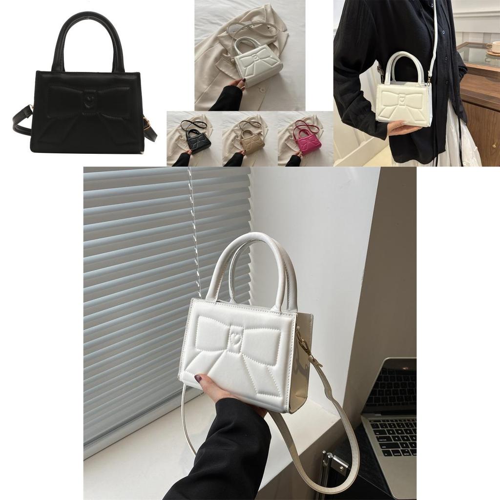 Stylish Pu Leather Small Square Bag Trendy Crossbody Bag For Women 2024 Summer Fashion