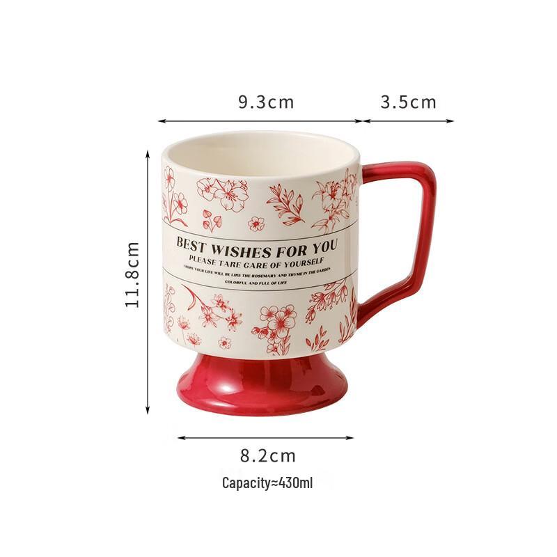 

Vintage Ceramic Footed Coffee Mug