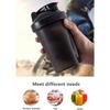 14 Oz Shaker Cup, Leak Proof Design, with Stainless Steel Mixing Ball for Fast Mixing, BPA Free, Suitable for Fitness and Sports