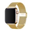 Compatibele Apple Watch S9 Milanees roestvrijstalen band