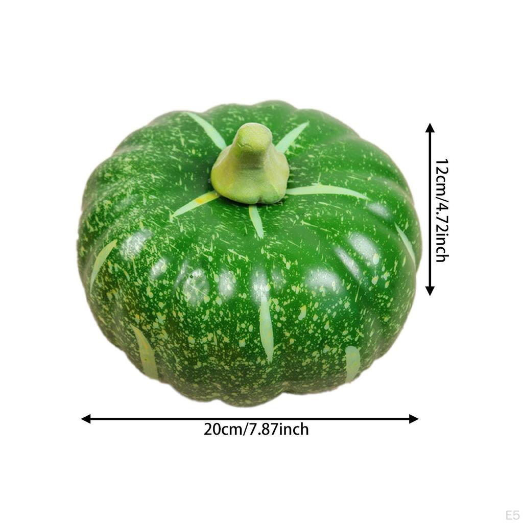 Artificial Foam Pumpkin Lifelike Fall Harvest Decorative for Party Mantel Shelf Tabletop