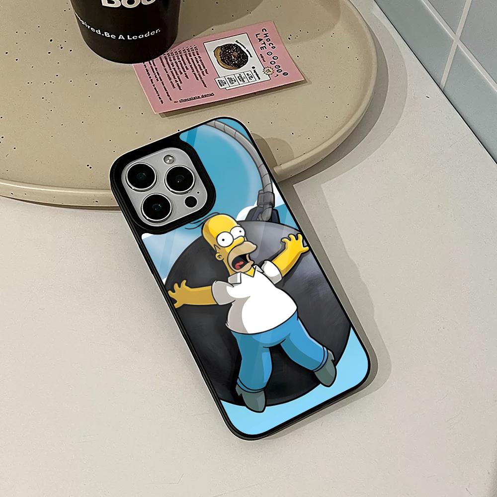 

The S-simpsonss Phone Case for Iphone 17 16 15 14 Air 13 12 11 Pro Max Mini Plus Fundas Shell PC+TPU Cover iPhone 12 Pro