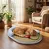 Neck Support Pet Cooling Mat Anti-slip Puppy Kennel Cartoon Pet Nest Mat  Household