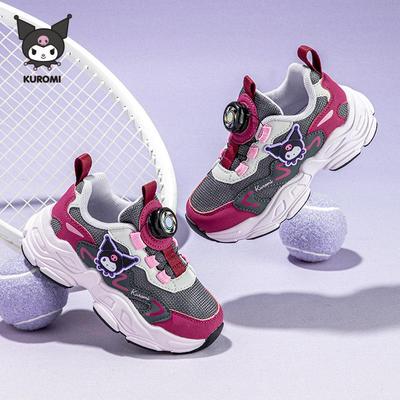 Atmungsaktive Netz-Laufschuhe für Mädchen mit Hello Kitty - Herbstkollektion 2025 mit trendigem Kuromi-Design