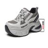 Thick-soled Heightening Shoes Women's Spring and Summer New Mesh Casual Sports Shoes Versatile and Showing Feet Small Single Shoes