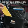 Car Storage Hanging Bag Back Seat Back Bag for Cadillac SRX Escalade CTS BLS ATS DTS XTS SLS XLR V Deville CT5 Accessories AIV1
