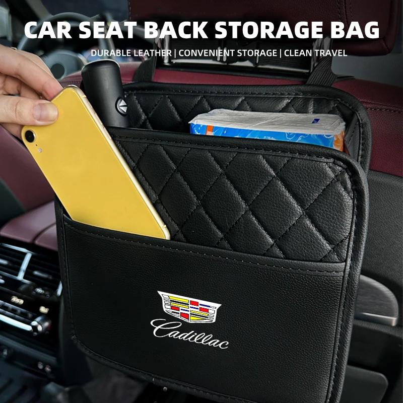 Car Storage Hanging Bag Back Seat Back Bag for Cadillac SRX Escalade CTS BLS ATS DTS XTS SLS XLR V Deville CT5 Accessories AIV1