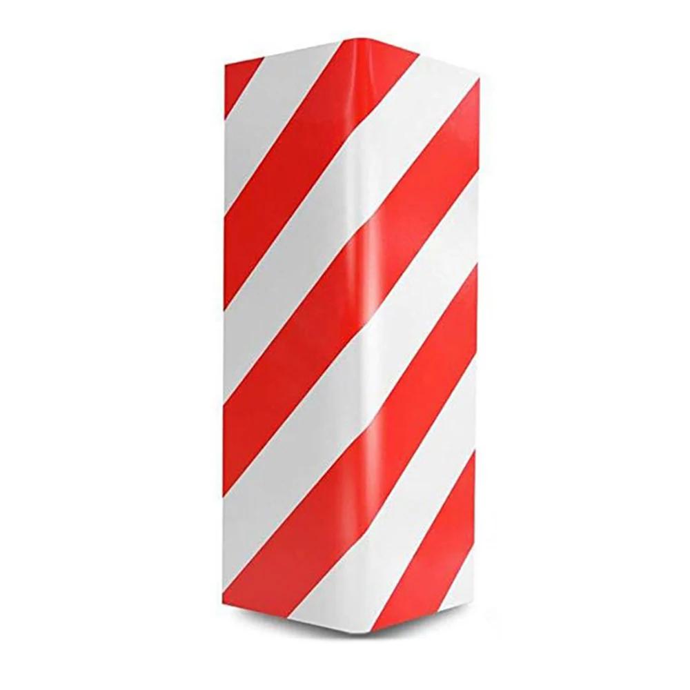 4 SZT Samochodowe Piankowe Znaki Ostrzegawcze Ochrona Zderzaka i Drzwi Ochraniacz Przed Zarysowaniami do Garażu Czerwono-Biały Znak Ostrzegawczy do Parkingu Samochodowego