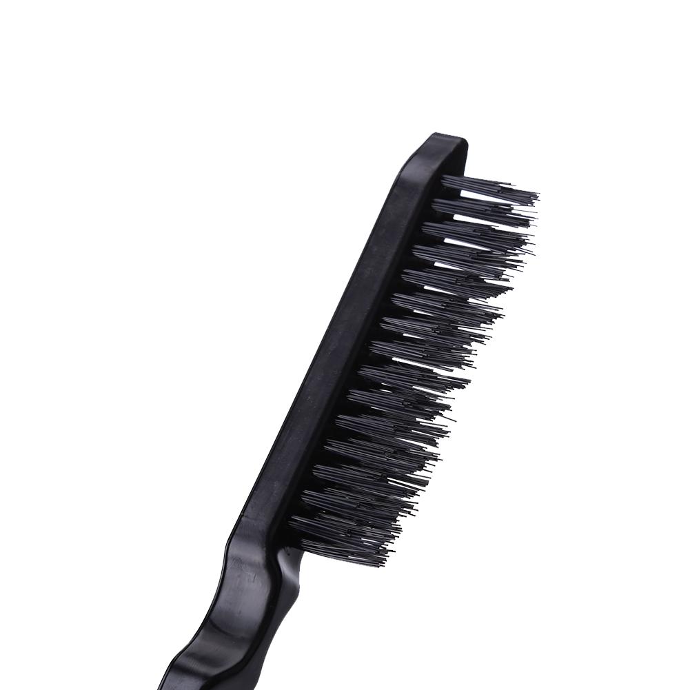 Bristle Hair Brush Teasing Comb Back-Combing Slicking and Edge Control Tool Edge Brush Hair Comb for All Hair Types