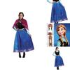 Incantevole Vestito di Carnevale della Principessa Anna con Mantello Staccabile per le Avventure Cosplay delle Bambine