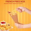 50Pcs French Fries Box Cone Chips Ketchup Cup Fast Food Restaurant Take-Out Disposable Food Paper Package